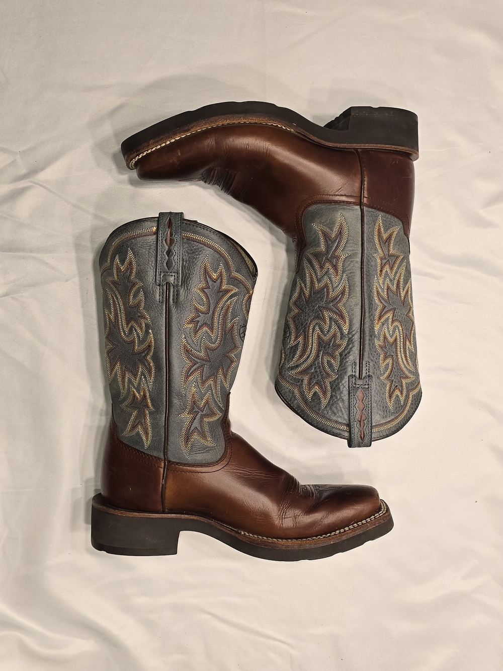 Ariat Delilah Western Leather Square Toe Cowgirl Boot